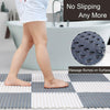 24PCS Interlocking Bathroom Waterproof Splice Rug Kitchen Non-slip Mat Flooring Tiles