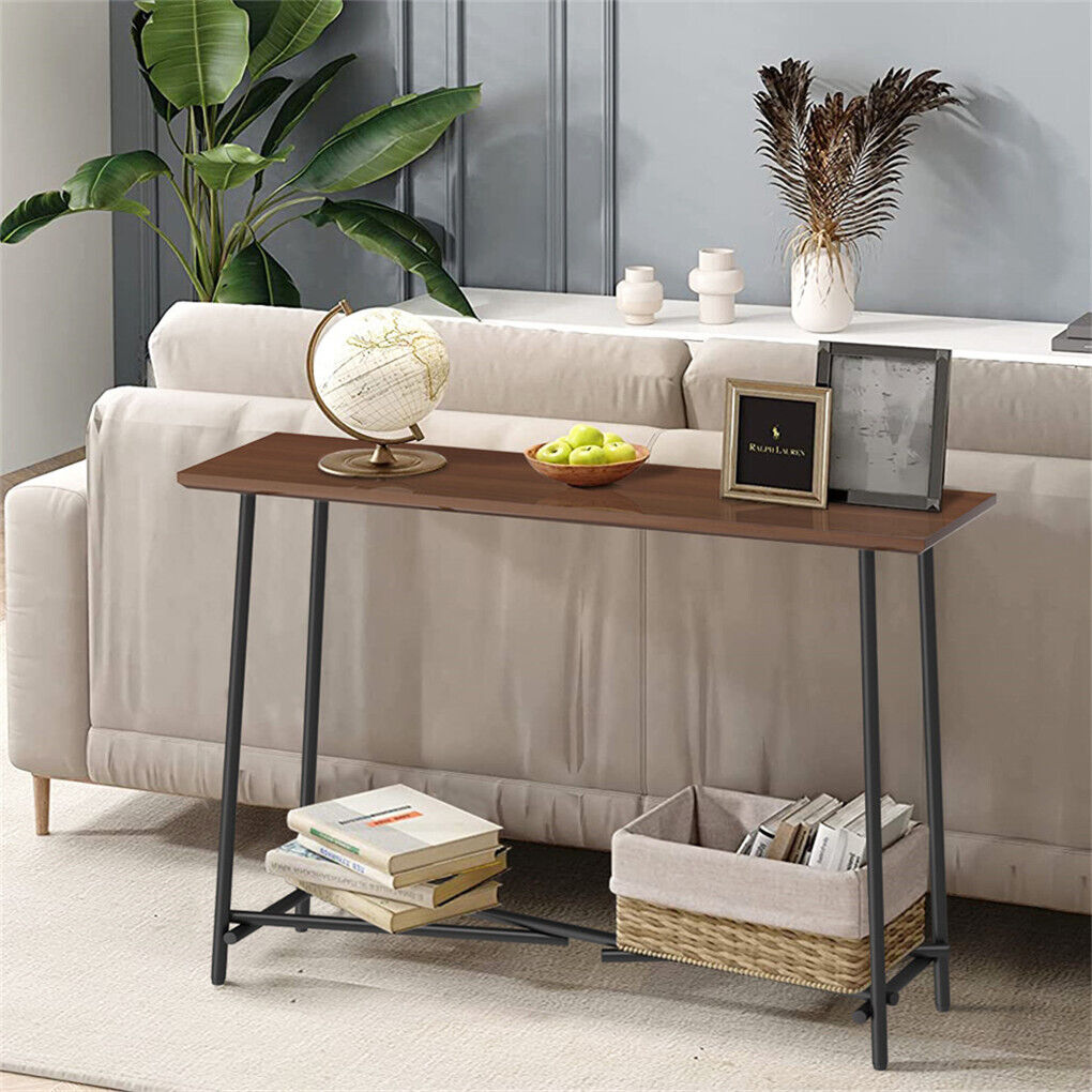 Rustic Wooden Foyer Accent Entryway Table Console Entry Sofa Table