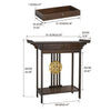 Post Orient Style Hall Console Desk Table Accent Entryway Table