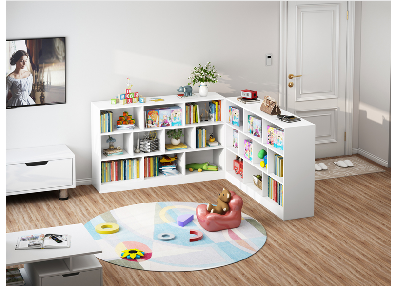 140CM Wide Bookshelf Bookcase Book Shelf Display Shelves