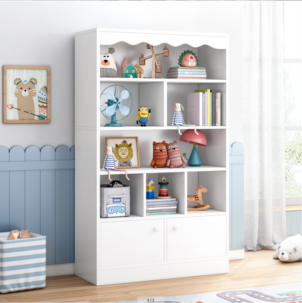 Bookshelf Kids Bookcase Display Rack Organiser Children Cabinet