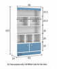 Bookshelf Kids Bookcase Display Rack Organiser Children Cabinet