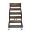 6-Tier Rustic Industrial Bookshelf Bookcase