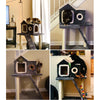 Cat Condo Tower Multi-Level Cat Tree Scratching Posts and Ladder Toy