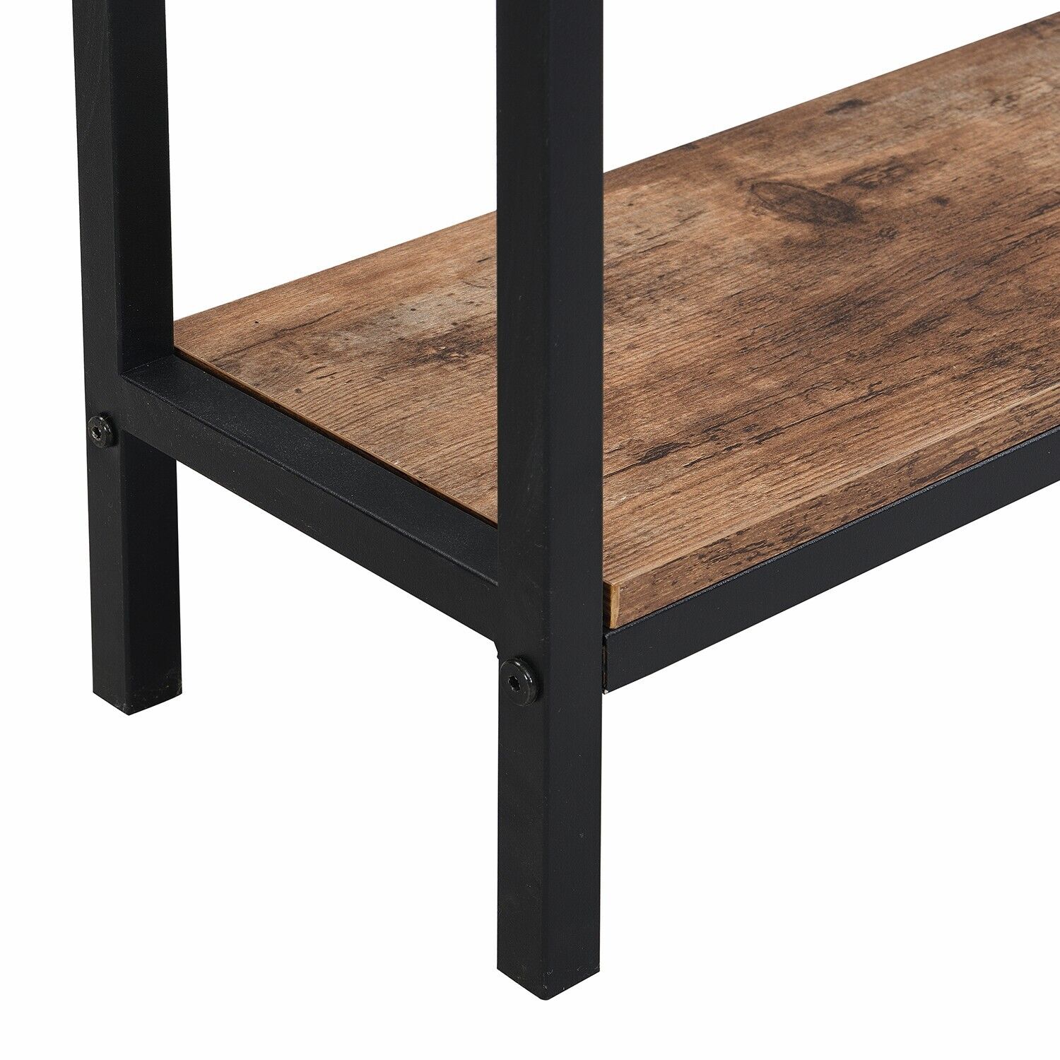 Rustic Industrial Narrow Console Table Entryway Table