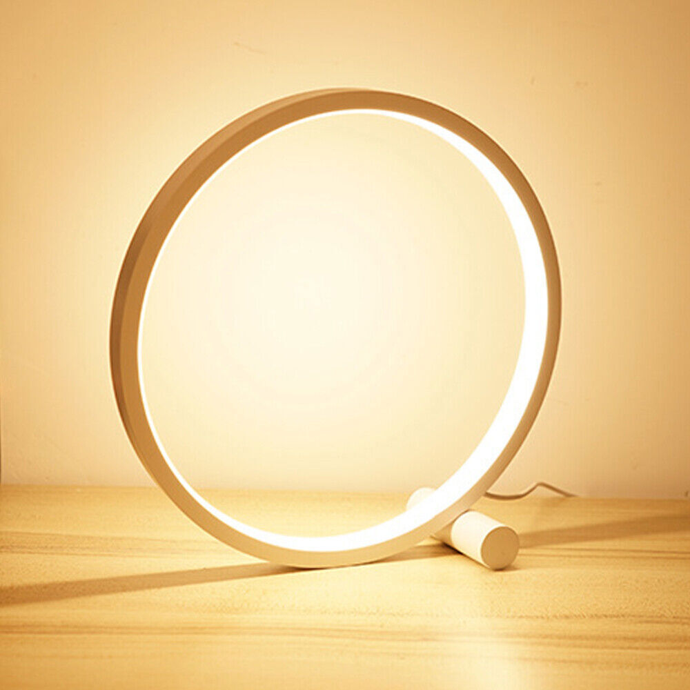 25CM LED Desk Lamp Tabletop Circel Lamp Light Reading Light