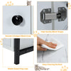 2IN1 Cat Litter Box Enclosure Kitty Hidden Cat Side Table Storage Shelf