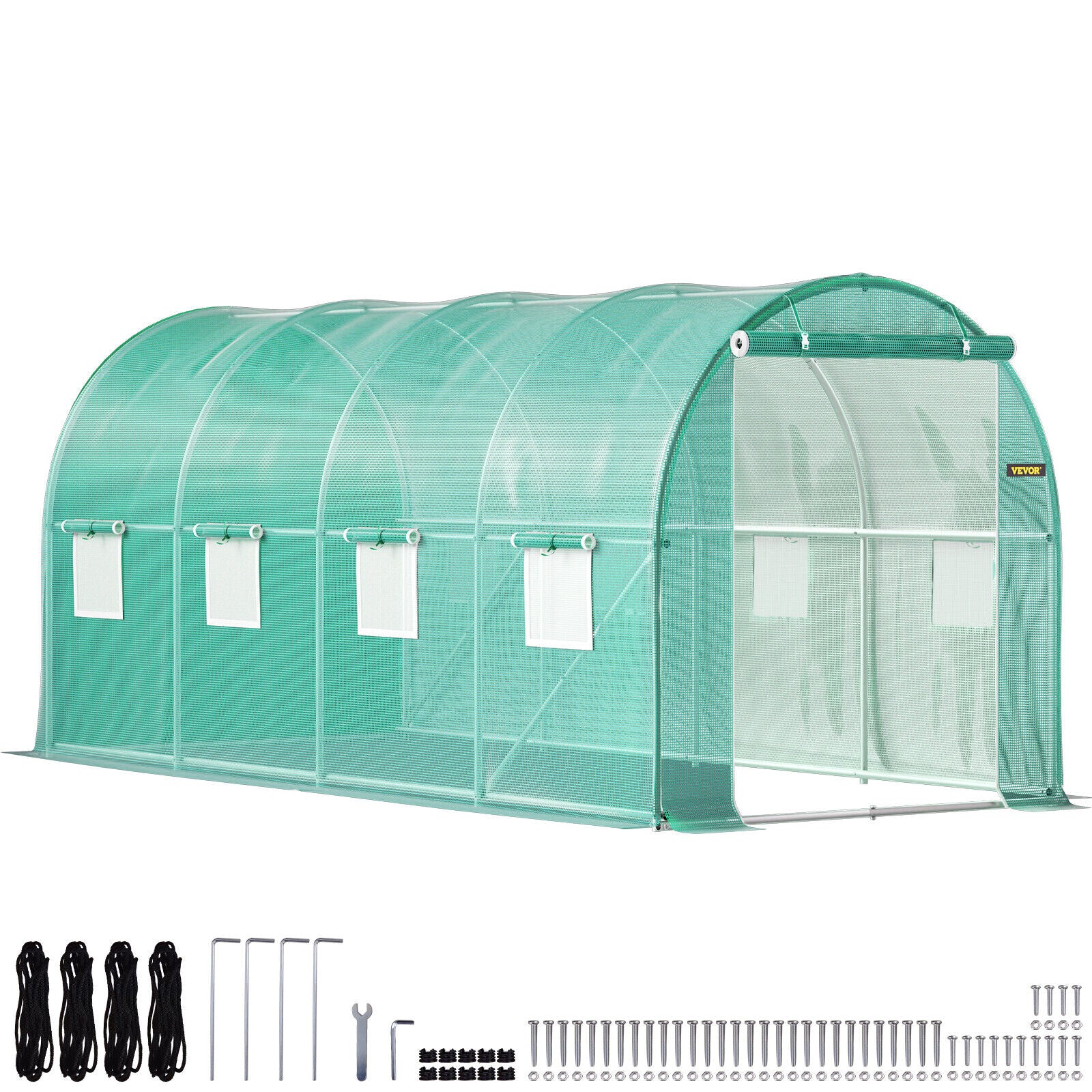 4.5x2x2M Walk in Greenhouse Green House Tunnel Garden Shed Plant Storage