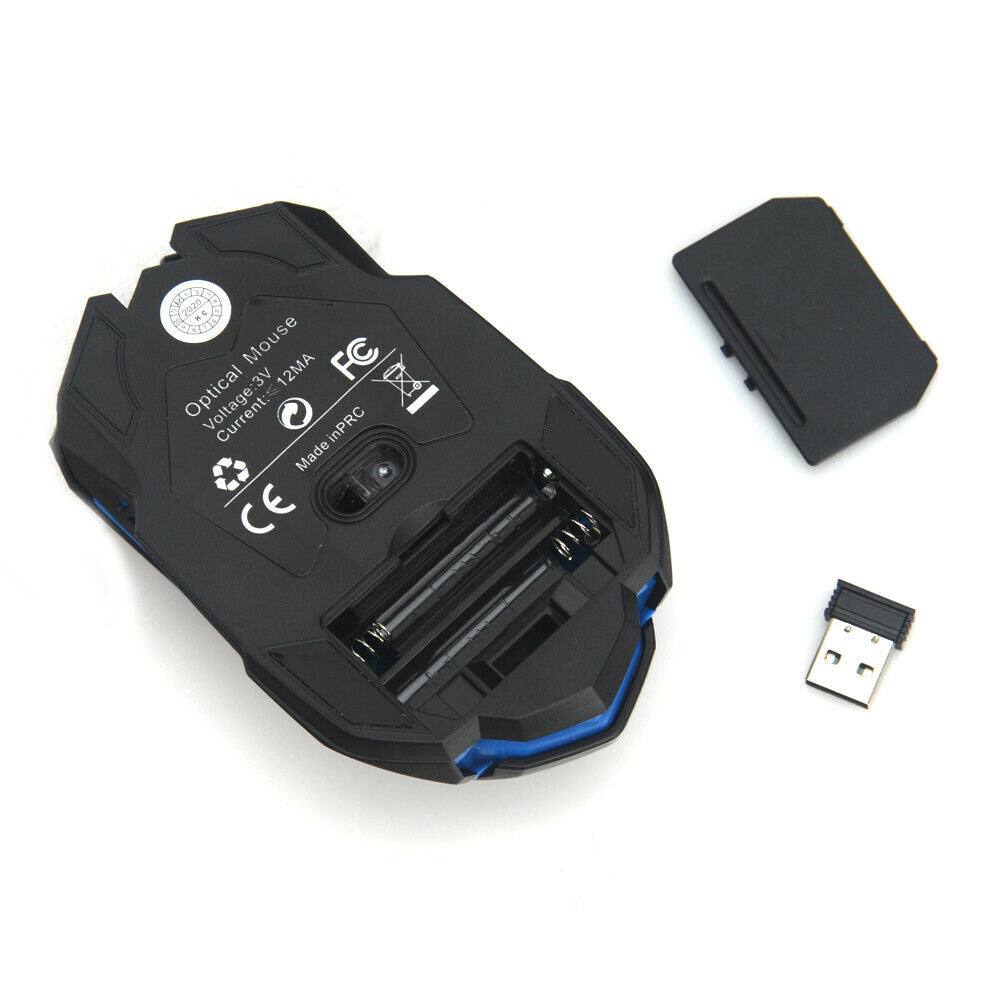 Wireless Gaming Keyboard and Mouse Set for PC Laptop with NANO receiver