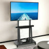 Heavy Duty Mobile Cart Rolling Floor TV Stand Fits 32