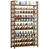 Multi-Tier Tower Bamboo Wooden Shoe Rack Organizer