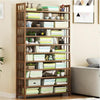 Multi-Tier Tower Bamboo Wooden Shoe Rack Organizer