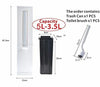 Trash Can Bathroom Garbage Bin With Toilet Brush Waste Basket