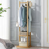 Bamboo Garment Coat Clothes Stand Rack Hat Shoe