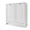 Double Door Laundry Cabinet Tilt-out Laundry Hamper Storage Cabinet