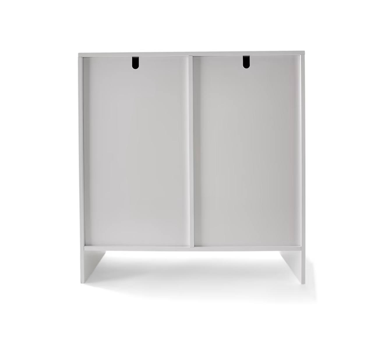 Double Door Laundry Cabinet Tilt-out Laundry Hamper Storage Cabinet