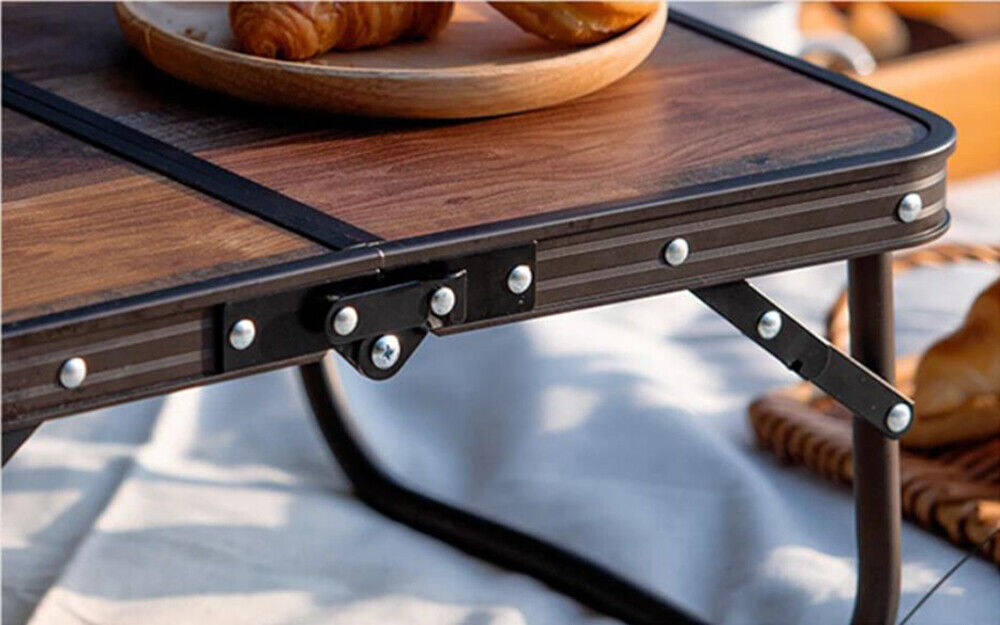 Retro Foldable Portable Camping Table Desk