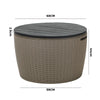 Outdoor Storage Box Lockable Tool Organizer