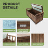 Garden Outdoor Storage Box Bench