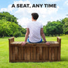 Garden Outdoor Storage Box Bench