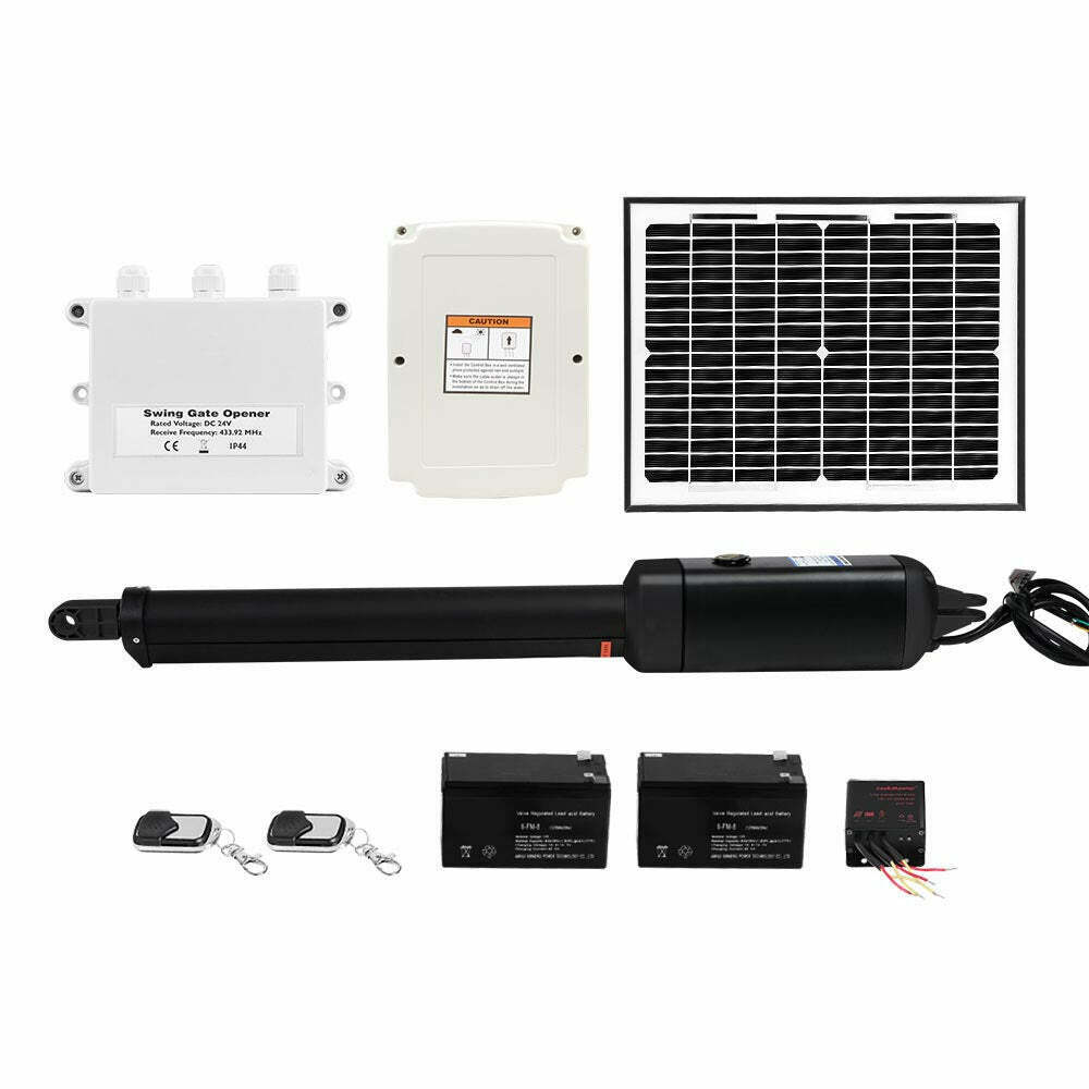 Solar Power Automatic Remote Control Swing Gate Opener