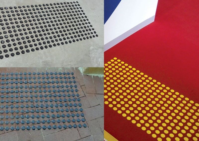 200 PCs Poly Tactile Ground Indicators Safety Indicators – Smart Home