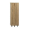3 Doors 30 Pairs Wooden Shoes Cabinet Storage Rack Organizer Shelf