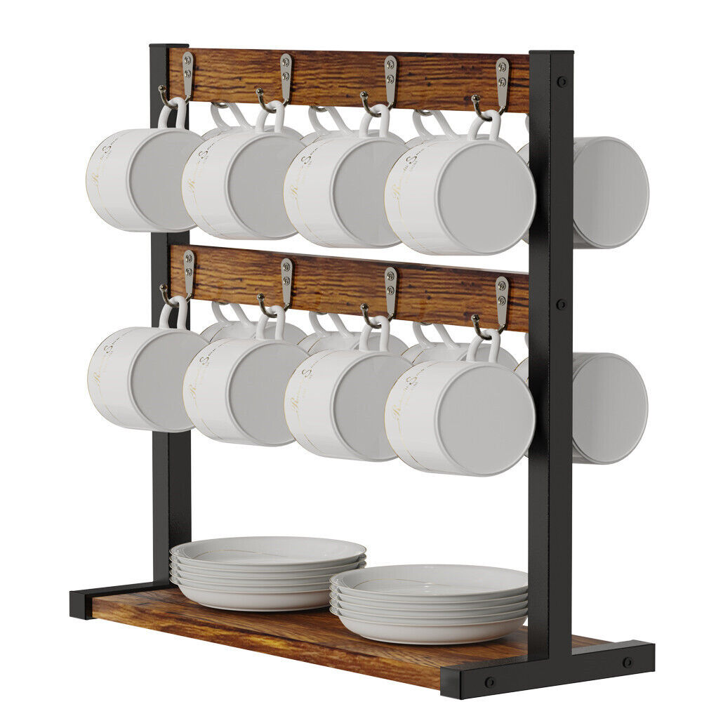 Large Coffee Mug Holder Rack Stand Kitchen Organizer