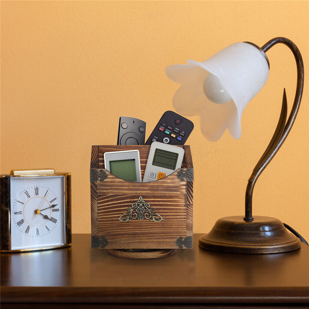 360° Rotatable Remote Control Holder Desk Organizer