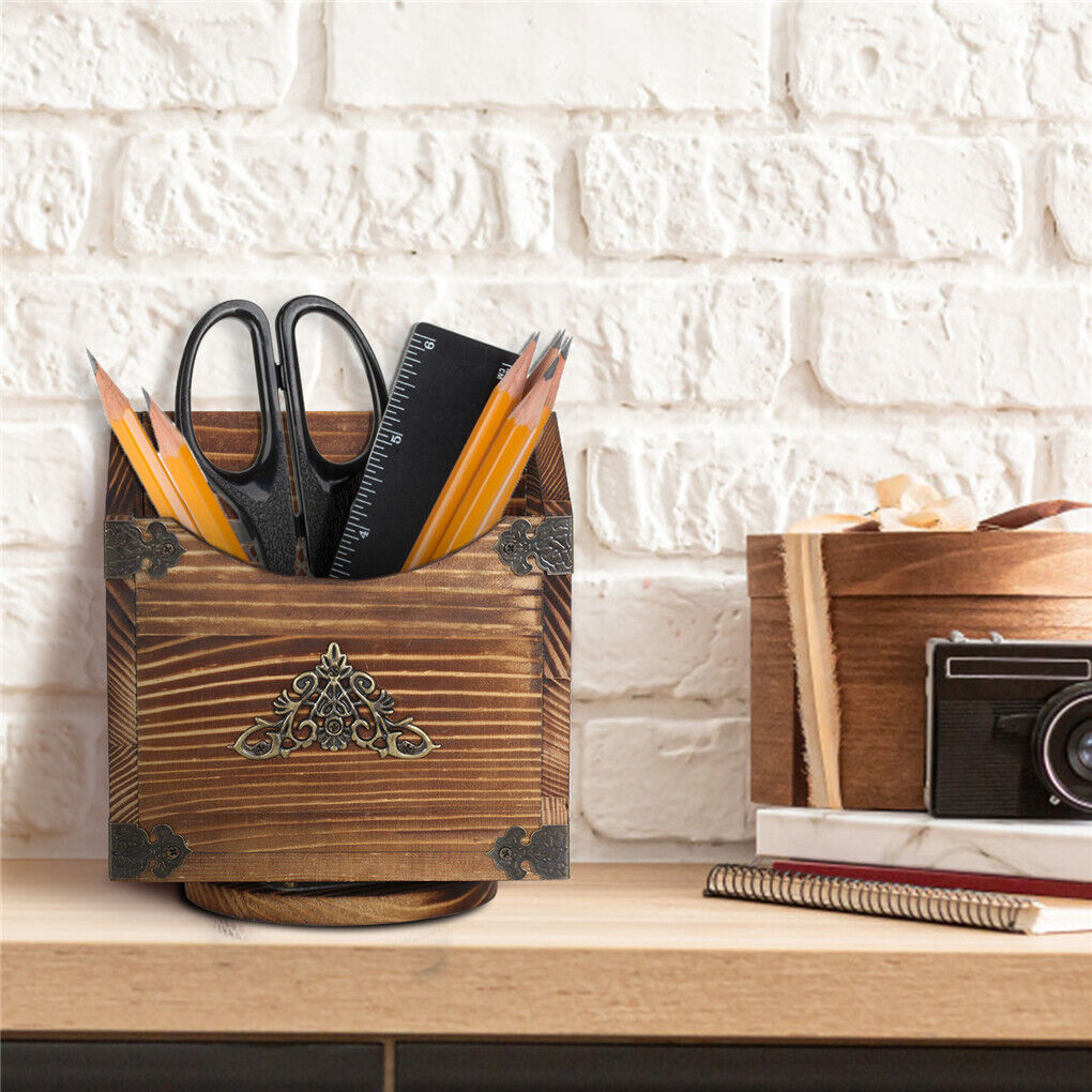 360° Rotatable Remote Control Holder Desk Organizer