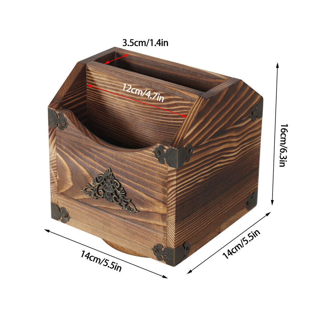 360° Rotatable Remote Control Holder Desk Organizer