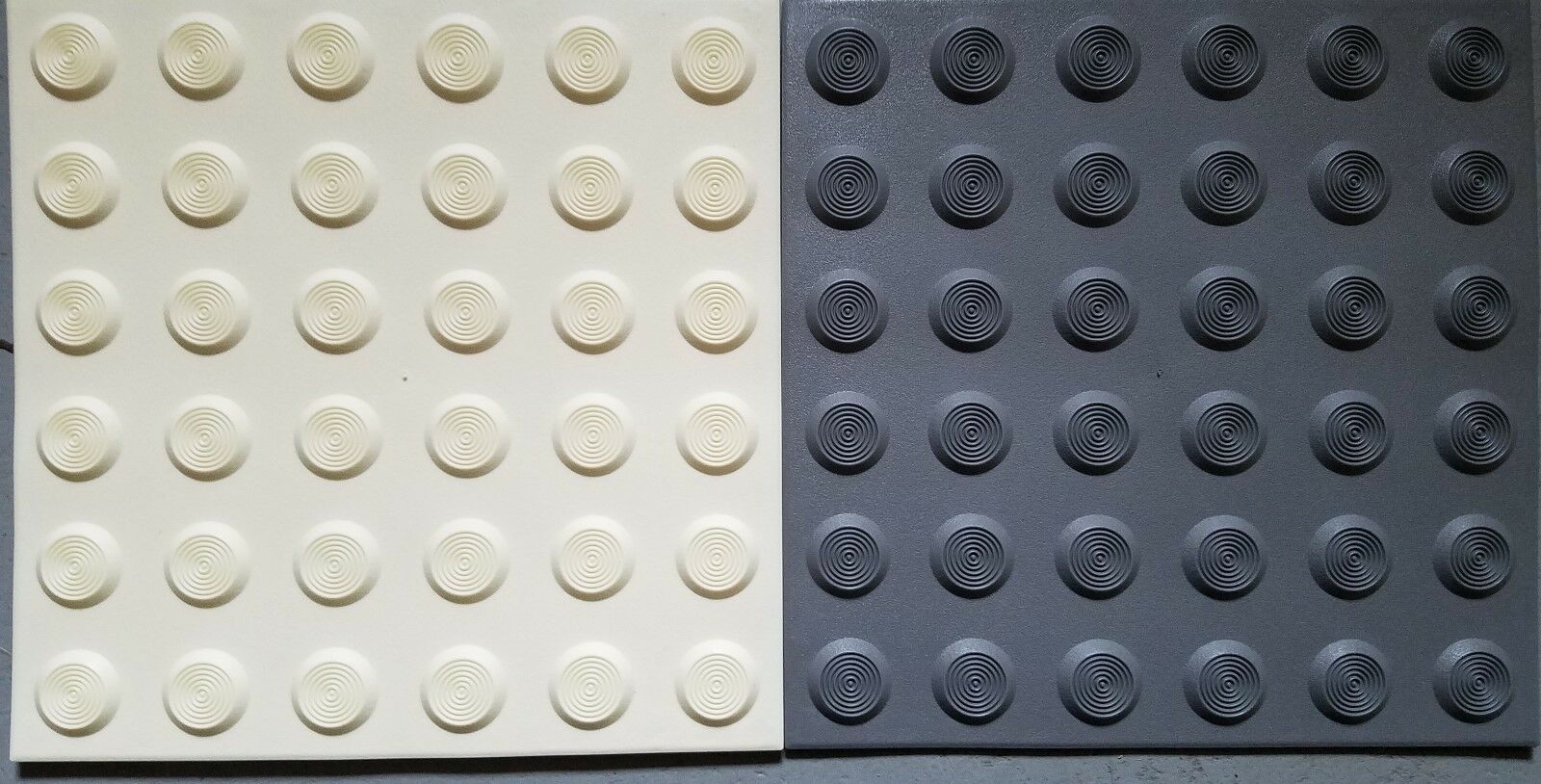 5pcs Peel & Stick Tactile Indicator ground surface Self Adhesive Pad Black Yellow Grey Ivory Colors Available