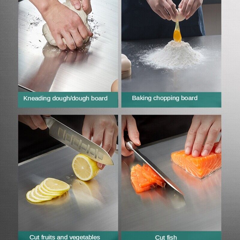 304 Stainless Steel Cutting Chopping Pastry Serving Board
