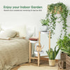 3/4 Tier Tall Plant Stand Bamboo Corner Plant Shelf