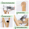 3/4 Tier Tall Plant Stand Bamboo Corner Plant Shelf