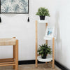3/4 Tier Tall Plant Stand Bamboo Corner Plant Shelf