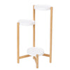 3/4 Tier Tall Plant Stand Bamboo Corner Plant Shelf