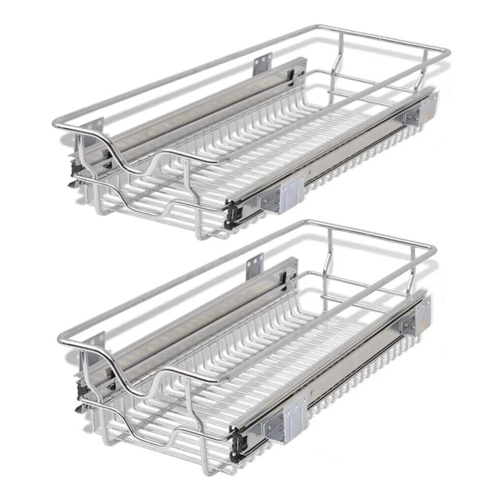 2PCS 30MM Pull-Out Wire Baskets
