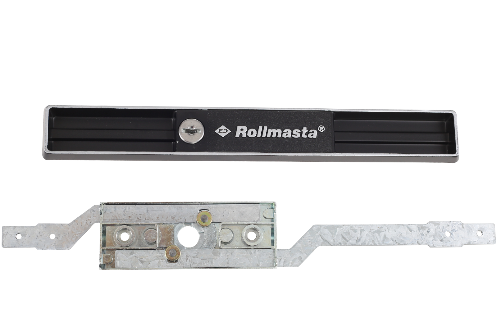 Garage Roller Door Lock Diecast Faceplate & Lock Set
