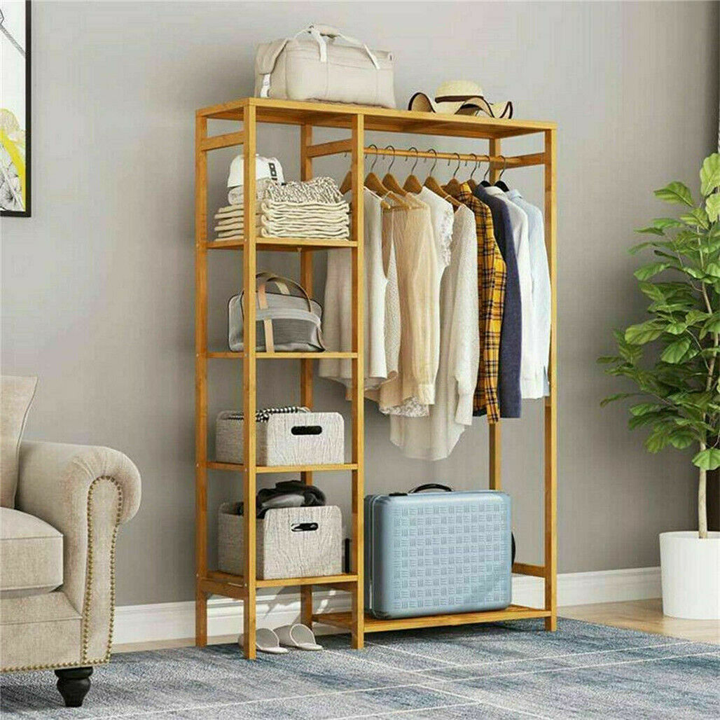Heavy Duty Open Wardrobe Clothes Rail Rack Hanging Garment – Smart Home