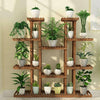 XL-Large 17 Pots Wood Plant Stand