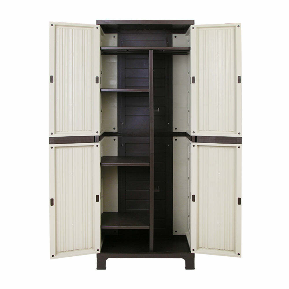 Outdoor Storage Cabinet Lockable Cupboard Garden Sheds