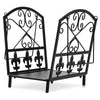 36CM Firewood Rack Decorative Steel Firewood Storage Log Holder