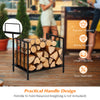 46CM Firewood Rack Decorative Steel Firewood Storage Log Holder