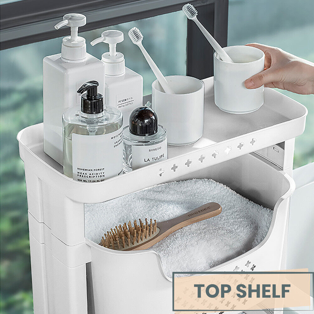 3-Tier Laundry Basket Clothes Washing Storage Hamper Removable