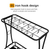 21-Slot Umbrella Stand Holder With 24 Hooks