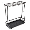 21-Slot Umbrella Stand Holder With 24 Hooks