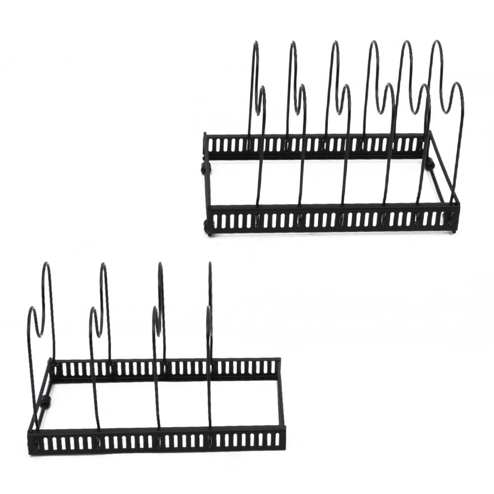 10 Tier Kitchen Pot Pan Storage Rack Organizer Cookware Shelves Holder