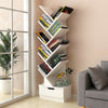 Tree Bookshelf Bookcase Book Organizer 9-Tier
