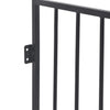 Pet Dog Gate Fireplace Fence Steel Black
